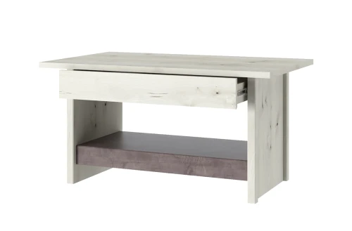 Стол журнальный 1S, BJORK, цвет ольха полярная/оникс