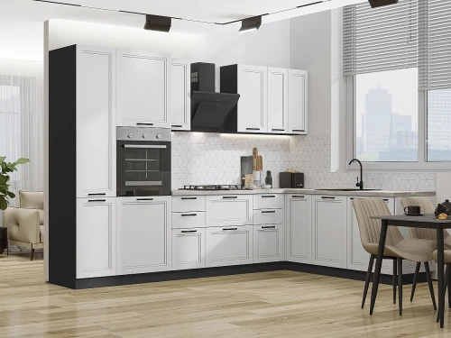 Кухонный гарнитур Нео-03 Grey Silk