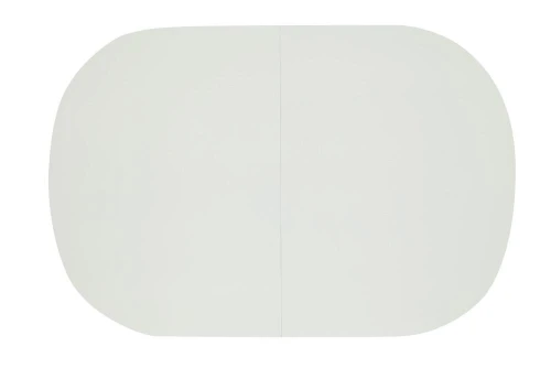 Стол обеденный раскладной BOSCO (Боско) основание бук, столешница мдф, 120+30*80см, Белый+Натуральный ( Бук)