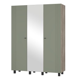 Шкаф 3-х створчатый "Олива" ШК-08 Дуб каньон/MF12 Эвкалипт