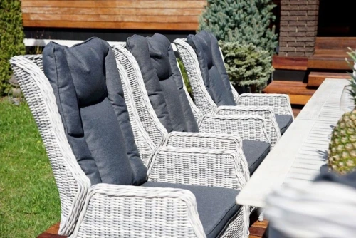 Кресло из искусственного ротанга Верона серый