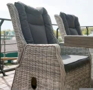 Кресло из искусственного ротанга Верона серый Кресло из искусственного ротанга Верона серый