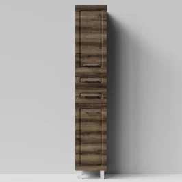 Пенал Арабеска 35 напольный, Дуб крымский коричневый ПВХ 131005-9005, левый