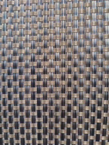 Стол квадратный из искусственного ротанга 80х80 БАМБУК/ТЕСЛИН «BAMBOO/TESLIN»