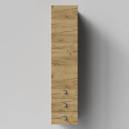 Пенал Квадро 35 подвесной, Дуб Тортуга  ПВХ 2357-43, левый