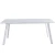 DT308 Стол обеденный Lisa white, 180*90*75, керамич. столешница, основание металл белый