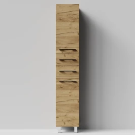 Пенал Мальта 35 напольный, Дуб Тортуга ПВХ 2357-43, левый