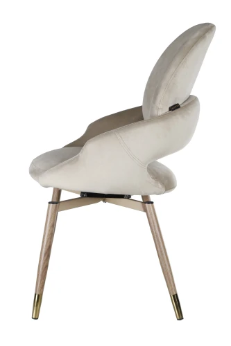 Стул обеденный Виола BS1377-BG-4, бежевый/орех