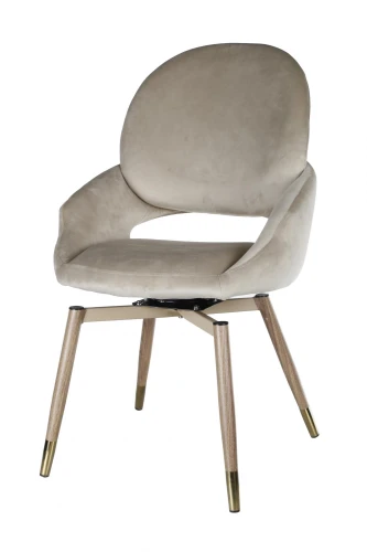 Стул обеденный Виола BS1377-BG-4, бежевый/орех