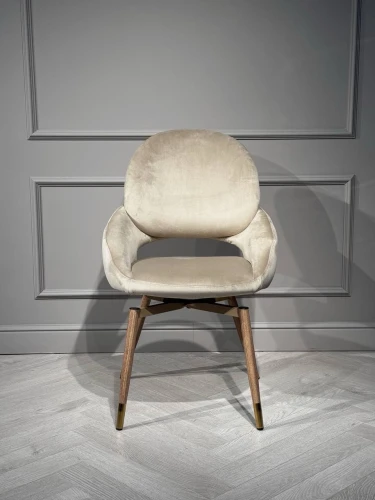 Стул обеденный Виола BS1377-BG-4, бежевый/орех