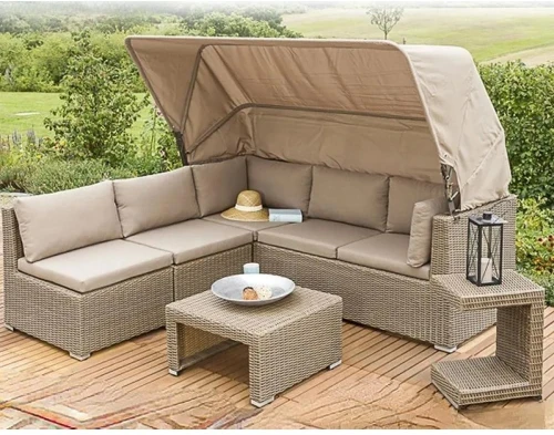 Диван-трансформер из искусственного ротанга AFM-320 Beige