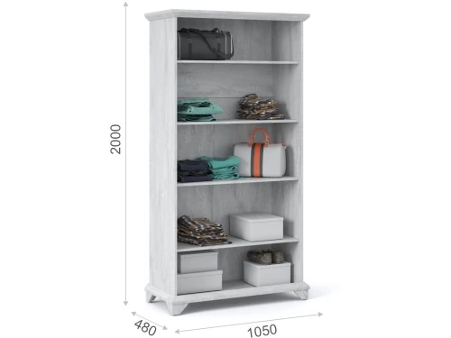 Гостиная «Лорена» со шкафом, Бетон Паин белый