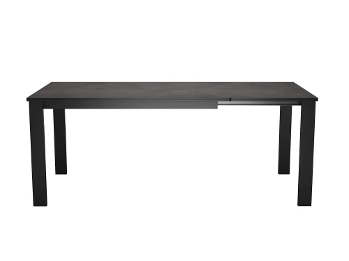 Стол DikLine DKT130 Керамика мрамор Бронза/подстолье черное/опоры черные