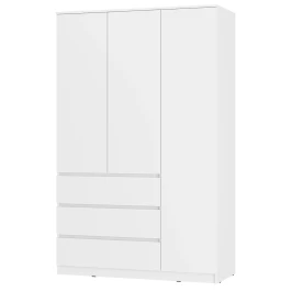 Шкаф 3-х створчатый Симпл ШК-08, Белый