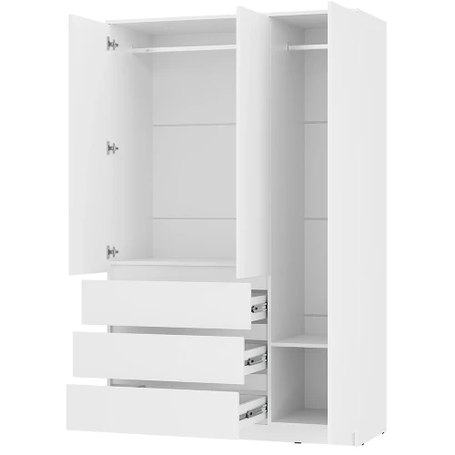 Шкаф 3-х створчатый Симпл ШК-08, Белый