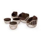 Комплект из искусственного ротанга LOTUS lounge Ирбис