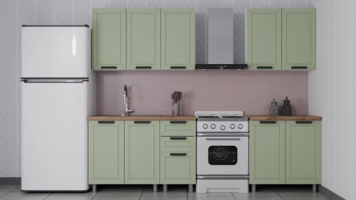 Готовый кухонный гарнитур ГК Аленушка 2 м  Лилия Фиcташка/Фисташка, черный (без столешницы)