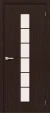 Межкомнатная дверь финиш флекс BRAVO 2С Л-13 (Венге) Сатинато