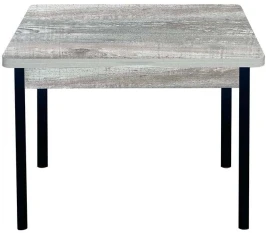 Симпл стол обеденный раскладной / бетон темный/черный