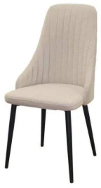 Стул К / черный/велюр бежевый