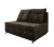 Диван аккордеон Марс Мини велюр коричневый 160