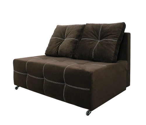 Диван аккордеон Марс Мини велюр коричневый 160