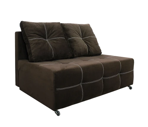 Диван аккордеон Марс Мини велюр коричневый 160