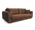 Диван еврокнижка  Вега, велюр коричневый, 150