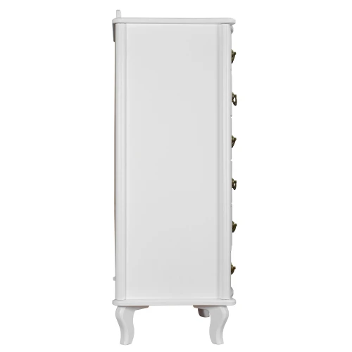 Комод Джульетта узкий 6 ящ., молочный дуб