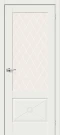 Межкомнатная дверь эмалит BRAVO Прима-13.Ф2.0.0 White Matt White Сrystal