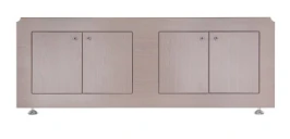 Экран-купе Олимп 1700, 4 двери, дуб