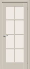 Межкомнатная дверь ПЭТ BRAVO Прима-11.1 Cream Silk Magic Fog