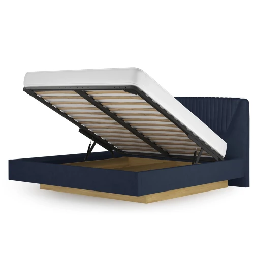 Кровать Вега Сапфир 11м 160x200, темно-синяя