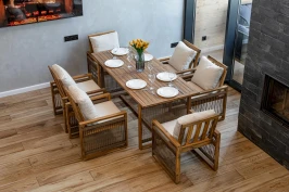 Обеденный комплект GRAND MICHELLE бежевый