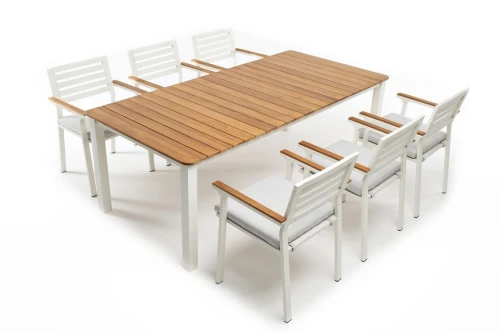 Стул из алюминия CONCORDE белый  Joygarden