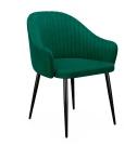 Стул DikLine 440 K13 изумруд, ножки черные Стул DikLine 440 K13 изумруд, ножки черные