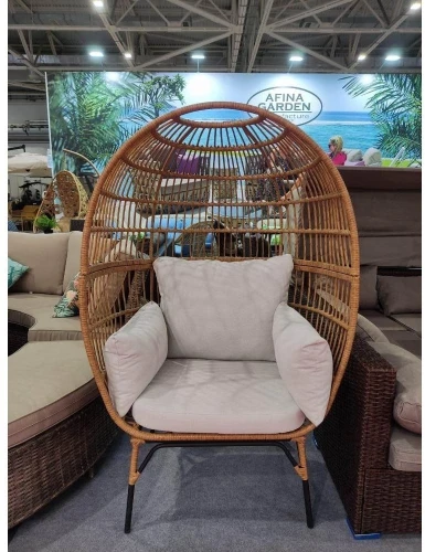 Кресло-кокон на ножках AFM-815B Beige