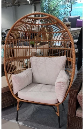 Кресло-кокон на ножках AFM-815B Beige