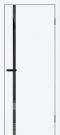 Межкомнатная дверь BRAVO Браво-0.40 П White Silk Mirox Grey