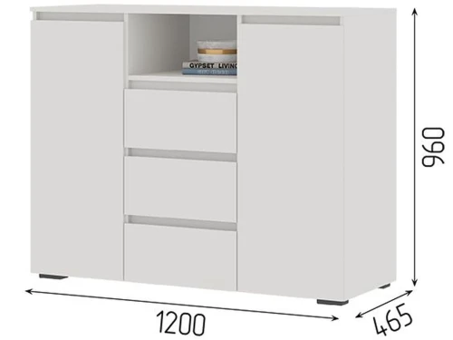 Комод «Хелен» КМ-01, белый