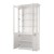 SEVILLA, Шкаф с витриной 2V2D. Цвет БЕЛЫЙ