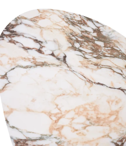 Стол кофейный NIKLAS TL-312 испанская керамика, стекло / МДФ окраш. /темно-серый МДФ каркас ®DISAUR