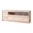 Тумба RTV 2D1SN, JAZZ, Цвет КАШТАН НАЙРОБИ / ОНИКС