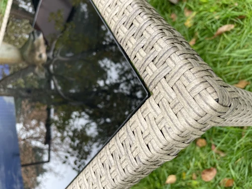 Обеденная группа из искусственного ротанга САНТЬЯГО «SANTIAGO» Greige