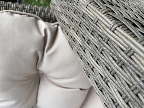 Обеденная группа из искусственного ротанга САНТЬЯГО «SANTIAGO» Greige