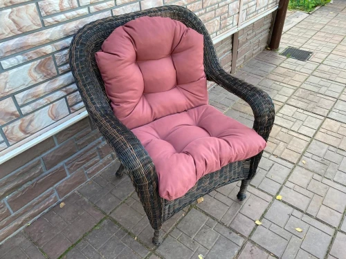 Обеденный комплект из искусственного ротанга 4 кресла Мэдисон + стол Греция