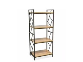 Стеллаж SIGNAL TABLO R4 дуб/т.коричневый, 140/60/40