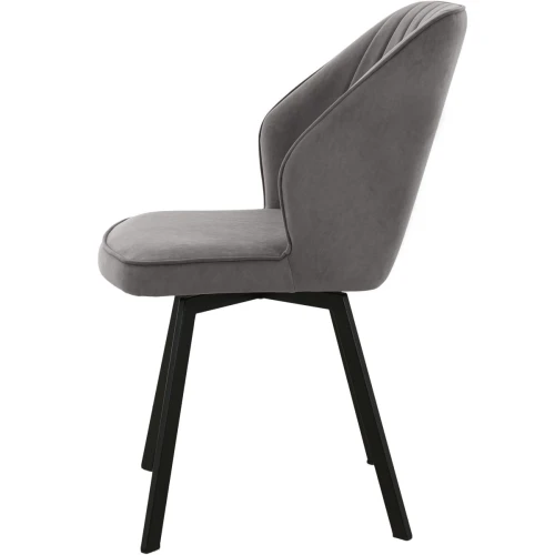 Стул «Вермут», велюр Бренди мансун, каркас вращения черный