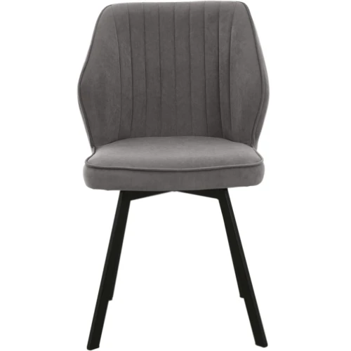 Стул «Вермут», велюр Бренди мансун, каркас вращения черный