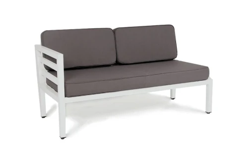 "Глория" модуль диванный правый, каркас из алюминия